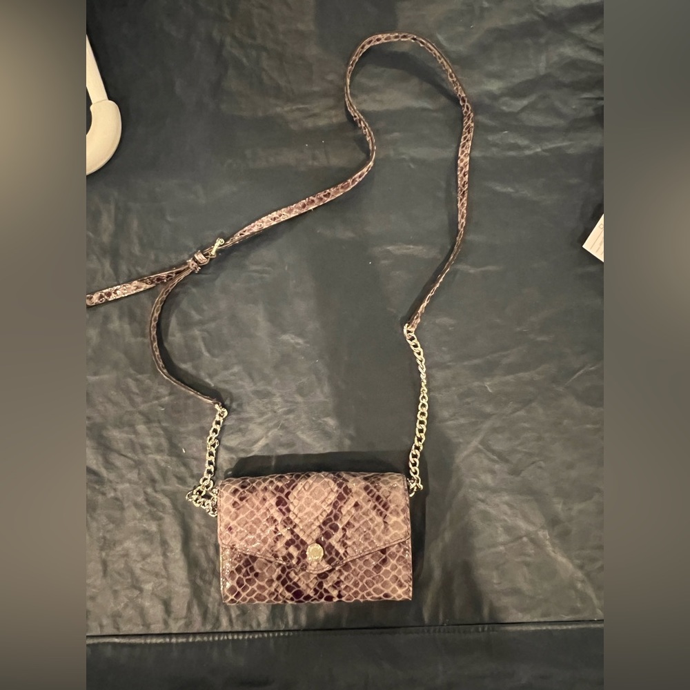 Michael Kors Python Embossed Crossbody Wallet - image 1